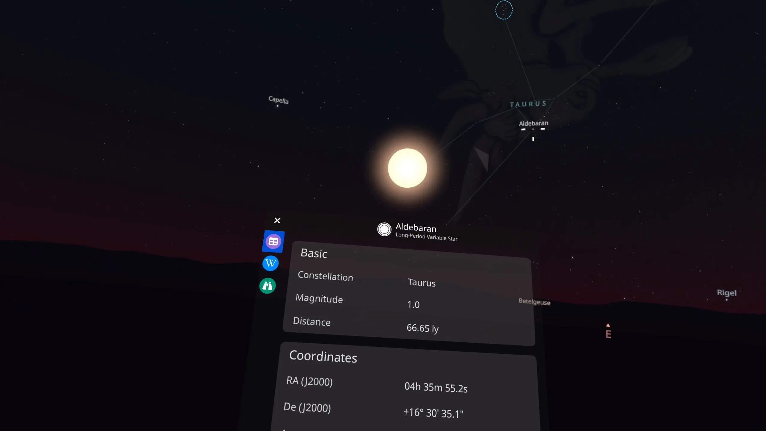 Meta Quest 游戏《天文馆VR》Stellarium VR