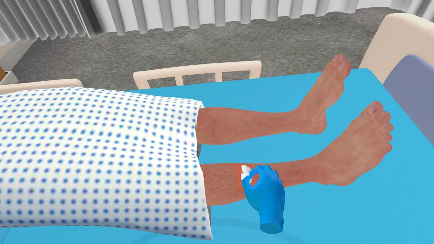 Meta Quest 游戏《伤口护理模拟器》Wound Care Simulator