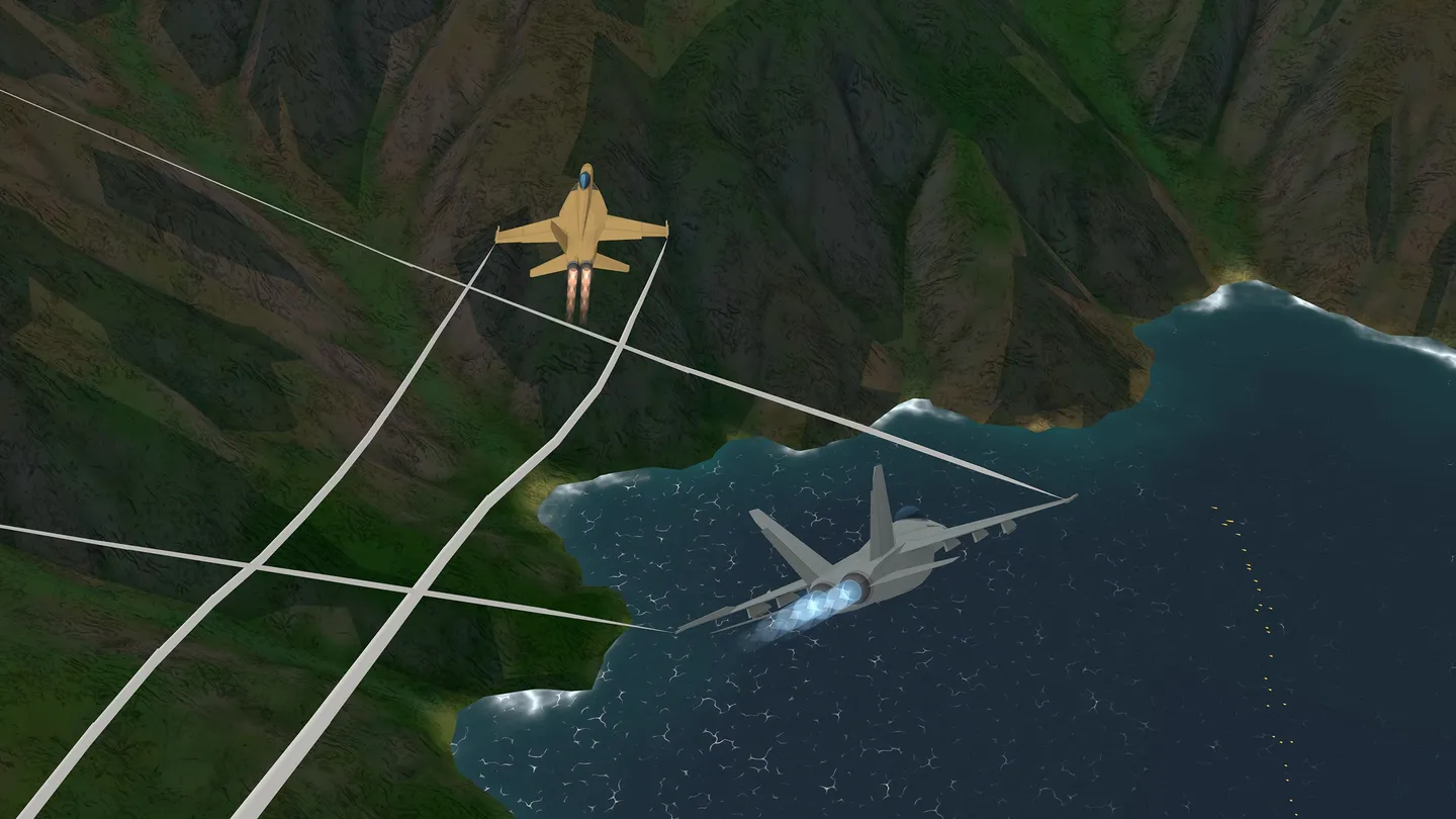Meta Quest 游戏《虚拟战斗机》Virtual Fighter Maneuvers