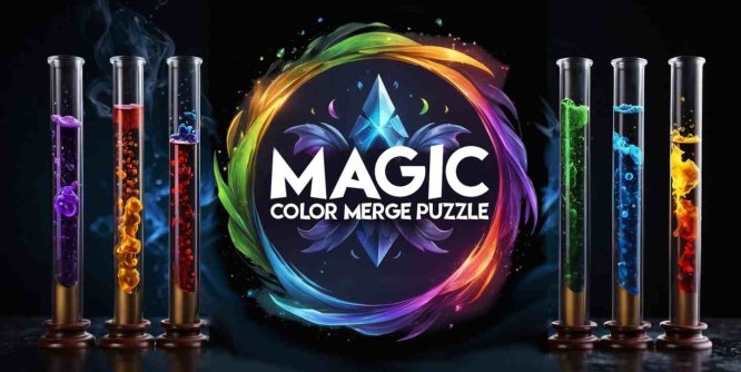 Meta Quest 游戏《魔法色彩合并拼图》Magic Color Merge Puzzle-魔趣网精选