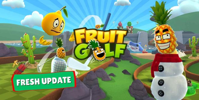 Meta Quest 游戏《水果高尔夫》Fruit Golf-魔趣网精选