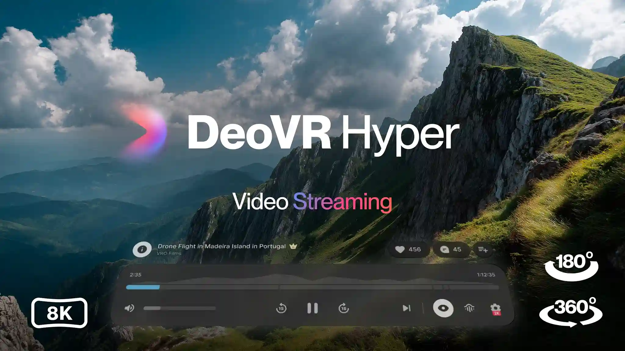 Meta Quest 游戏《DeoVR 超级播放器》Hyper DeoVR – VR Video Streaming-魔趣网精选