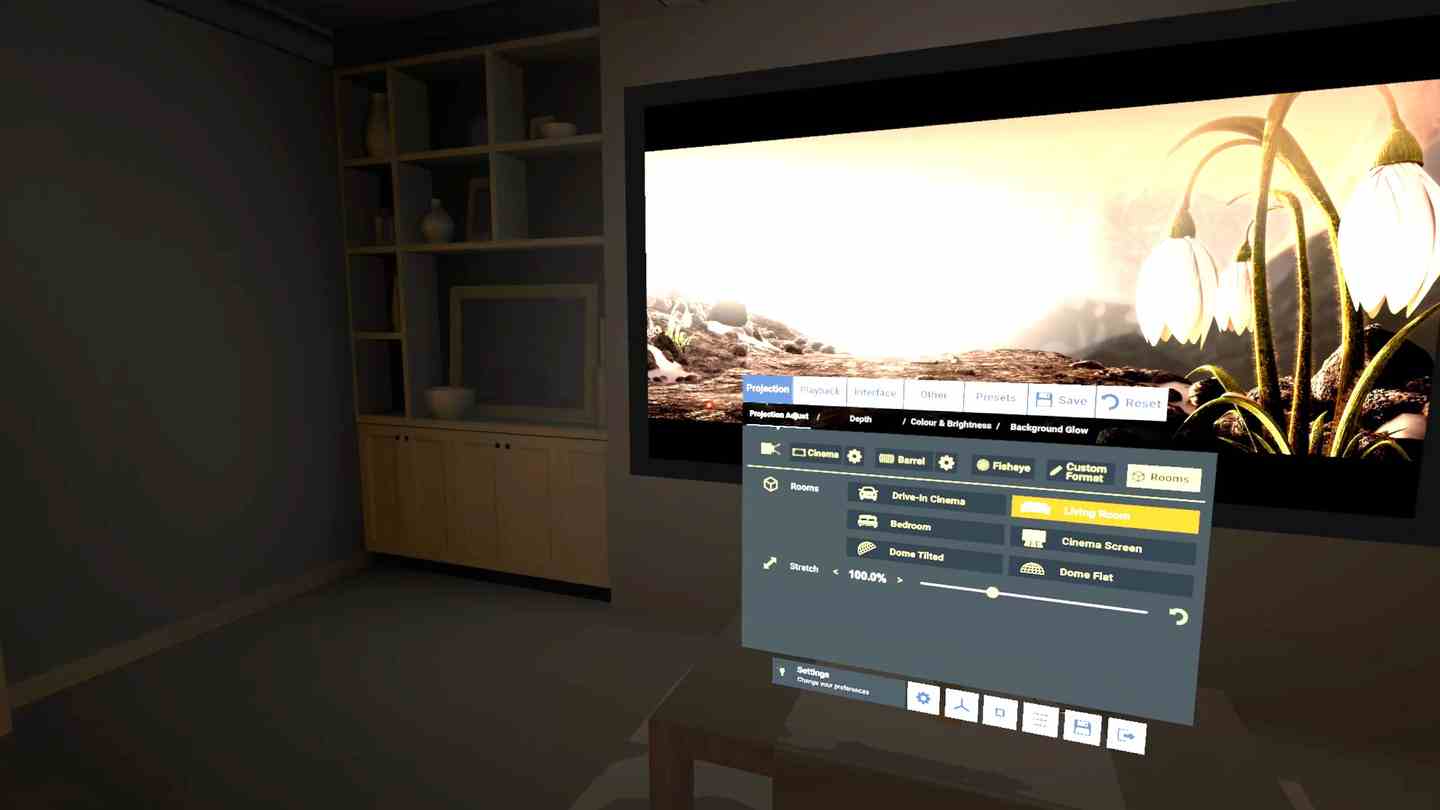 Meta&nbsp;Quest 视频软件《VR媒体播放器》Whirligig VR Media Player