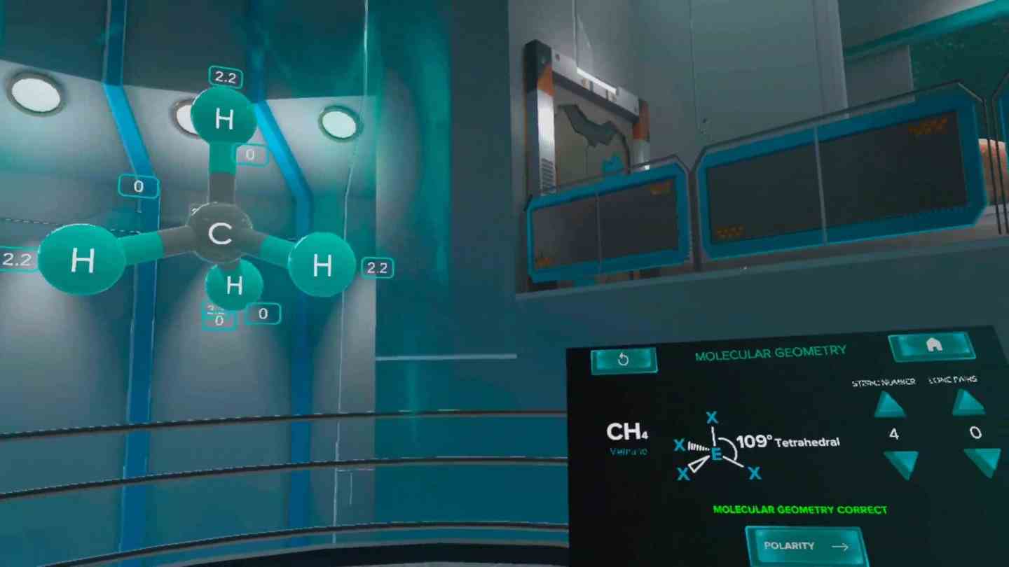 Oculus Quest 游戏《分子生成器》Molecule Builder VR