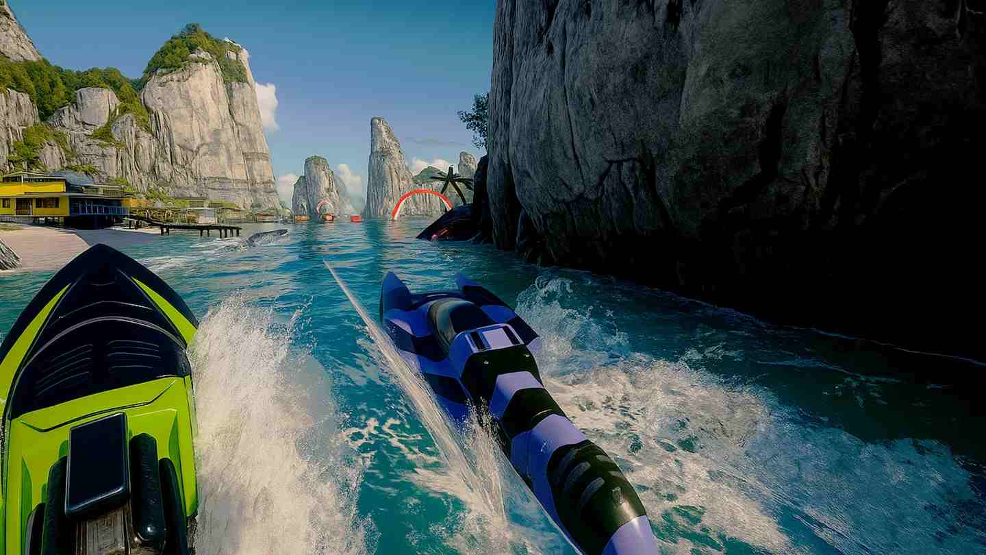 Meta Quest 游戏《赛艇模拟器:激流冲刺》Racing Boat Simulator : Riptide Rush