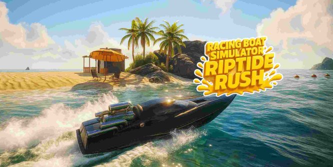 Meta Quest 游戏《赛艇模拟器:激流冲刺》Racing Boat Simulator : Riptide Rush-魔趣网精选