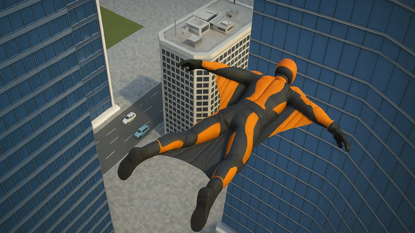 Meta Quest 游戏《翼装飞行定点跳伞》Wing Suit Flying Base Jump Game-魔趣网精选
